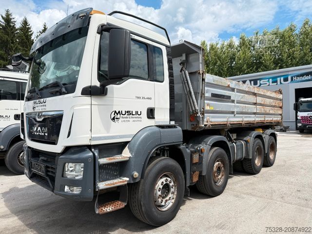 Autocarro ribaltabile MAN 2 Stück TGS 35.460 8x4 BB Retarder Meiller Stahl