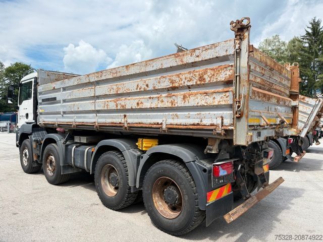 Autocarro ribaltabile MAN 2 Stück TGS 35.460 8x4 BB Retarder Meiller Stahl