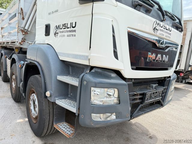 Autocarro ribaltabile MAN 2 Stück TGS 35.460 8x4 BB Retarder Meiller Stahl