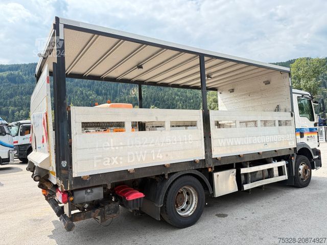 Autocarro con cassone fisso MAN TGM 15.250 ADR Pritsche Ladebordwand