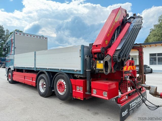 Autocarro con cassone fisso DAF XF 530 LL Pritsche Kran Palfinger PK 23002 TOP!