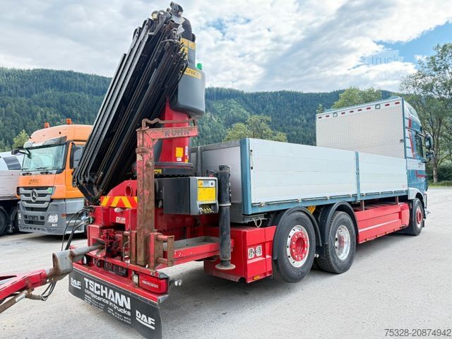 Autocarro con cassone fisso DAF XF 530 LL Pritsche Kran Palfinger PK 23002 TOP!