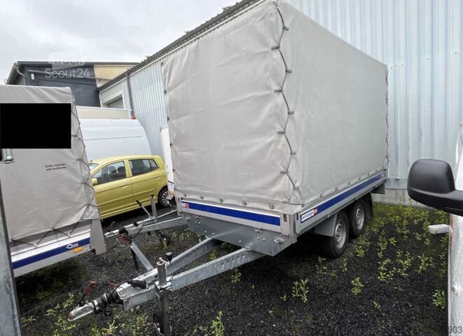 Otvorený príves s plachtou Blyss K270 Pritsche Plane  1 HAND   TÜV NEU