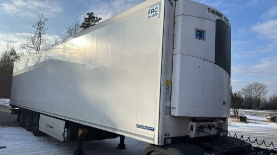 Semirremolque de plataforma baja KRONE 3-ACHS KüHLAUFLIEGER, THERMO KING, DOPPELSTOCK, MIETAUF MöGLICH