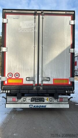 Semirremolque de plataforma baja KRONE 3-ACHS KüHLAUFLIEGER, THERMO KING, DOPPELSTOCK, MIETAUF MöGLICH