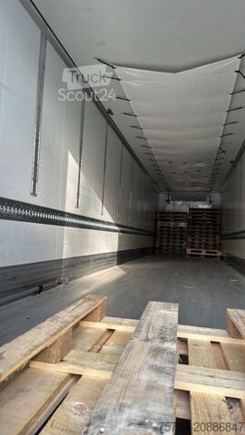 Semirremolque de plataforma baja KRONE 3-ACHS KüHLAUFLIEGER, THERMO KING, DOPPELSTOCK, MIETAUF MöGLICH