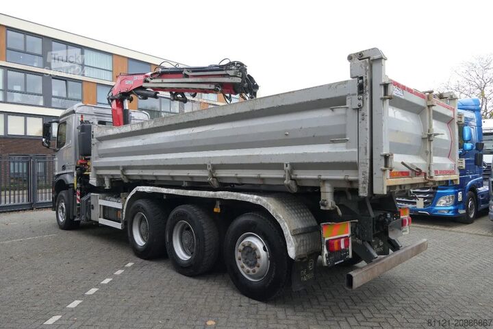  Mercedes-Benz Arocs 3643 | 8X4 Tridem | 3 Side Tipper | Fassi...