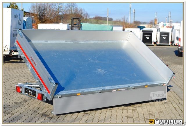 Prikolica s tristranskim prevračanjem EDUARD K3318 3500 kg 3S-Kipper Elektro Rampen