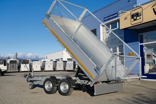 Prikolica s tristranskim prevračanjem EDUARD K3318 3500 kg 3S-Kipper Elektro Rampen