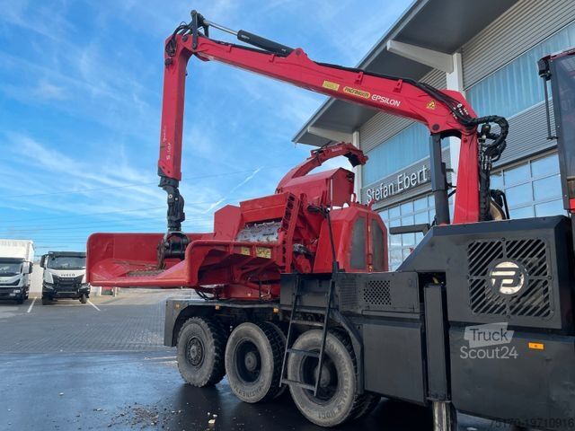 Special purpose truck TUROX 8x8 Eschlböck Biber 92 Holzhacker / 1.512h