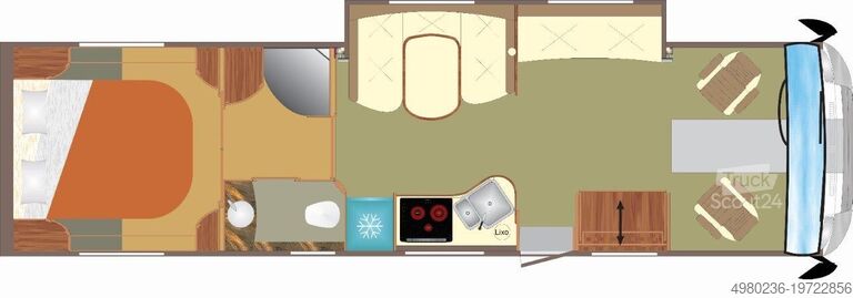 Integrētā dzīvojamā māja MAN Luxusreisemobil 