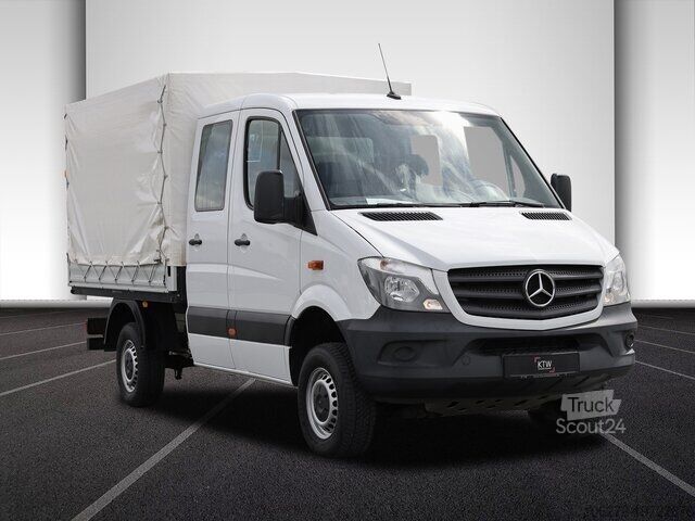 Transportador con plataforma y toldo Mercedes-Benz Sprinter 316CDI DOKA,Allrad,Klima