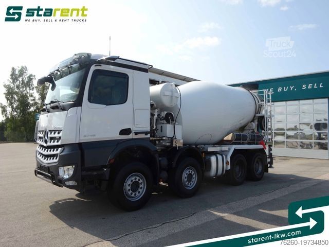 Автобетонозмішувач MERCEDES-BENZ Arocs 3748 8x4 Liebherr Betonmischer + Förderb.