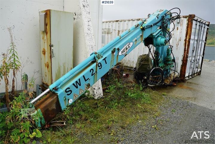 Ferramenta de elevação  Heila HMR12-1S crane with winch (used on boat)
