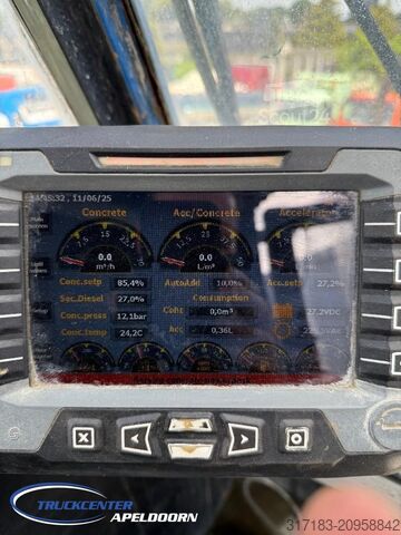 Chassis com cabina Mercedes-Benz Arocs 3242 Euro 6, 8x4, Bladgeveerd, 25000 km!