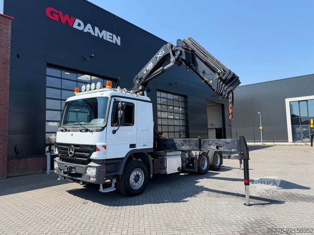 Zware belasting Mercedes-Benz Actros 2655 V8 6x4 Tractor unit Hiab 422-5 Euro 5