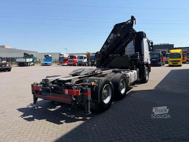 Zware belasting Mercedes-Benz Actros 2655 V8 6x4 Tractor unit Hiab 422-5 Euro 5