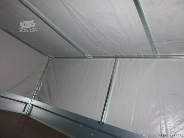 Przyczepa samochodowa Brenderup Tieflader 2270S Stahl, 0,75 to. 2700x1300x270mm mit Hochplane 105 cm Lichte Höhe