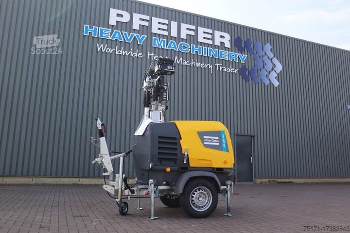 Світлова вежа Atlas Copco Hilight H6+ Valid inspection, *Guarantee! Max Boom