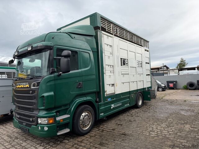 Szarvasmarha-szállító teherautó SCANIA 5
