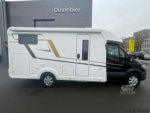 Halvintegrerad husbil EURA MOBIL PROFILA T 696 EB MONDIAL P. LITHIUM+SOLAR+SAT/TV