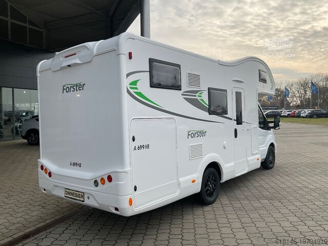 Alkoof camper FORSTER A 699 HB Comfort Line Winterpaket, Radio mit DAB