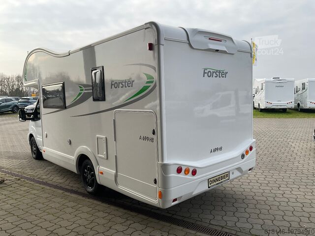 Alkoof camper FORSTER A 699 HB Comfort Line Winterpaket, Radio mit DAB