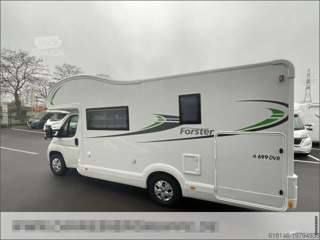 Alkoof camper FORSTER A 699 DVB MARKISE / KLIMA /FAHRTRÄ / DAB
