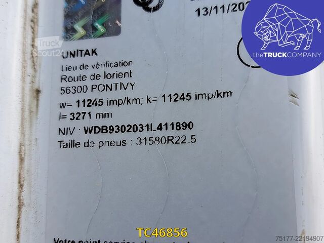 Kontejnerski transport Mercedes-Benz Actros 2541
