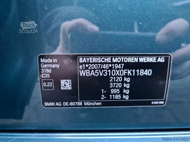 Fourgon BMW 318d AUT - AG PLUS - LED - 8 x ALU -