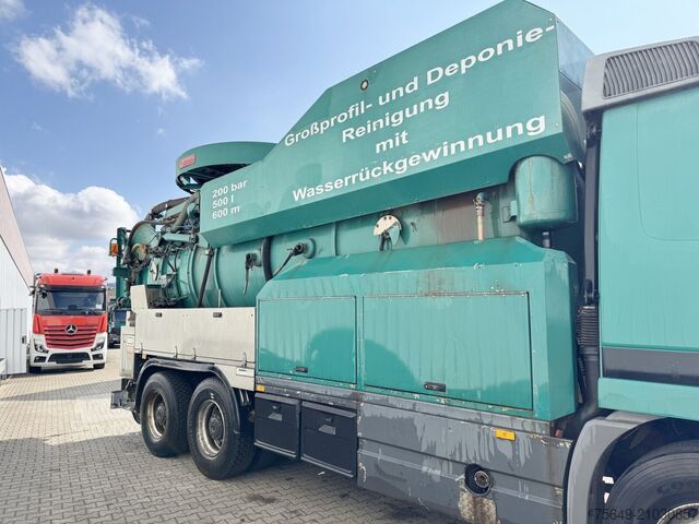 Camion à usage spécial Mercedes-Benz Actros 3348 6x4 Actros 3348 6x4, V8, Kroll Saug-/Spülwagen ca. 14m³, Wasserrückgewinnung, Funk