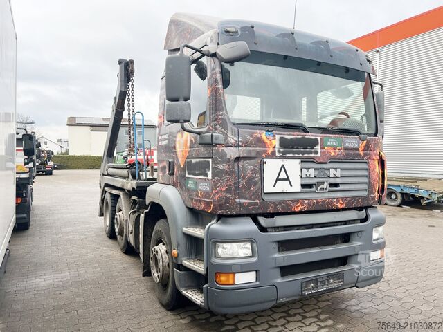 Kiepwagen MAN TGA 26.410 6X2/4 BL Motorschaden! TGA 26.410 6X2/4 BL, Vorlauf Lenk-Liftachse, Meiller Tele.