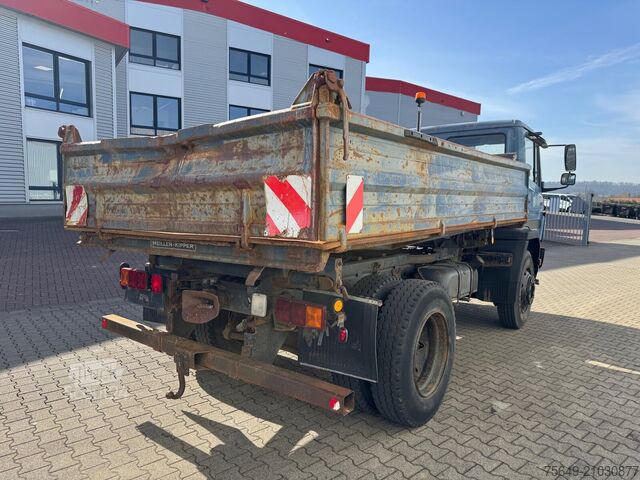 Three-sided tipper truck Mercedes-Benz 1314 K 4x2 1314 K 4x2, 6-Zylinder Motor, 2x AHK