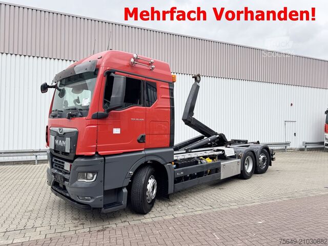 Haakarm vrachtwagen MAN TGX 26.470 6X2-4 BL TGX 26.470 6X2-4 BL, Lenk-/Liftachse, XLX-Fahrerhaus, VDL Abrollanlage 7m