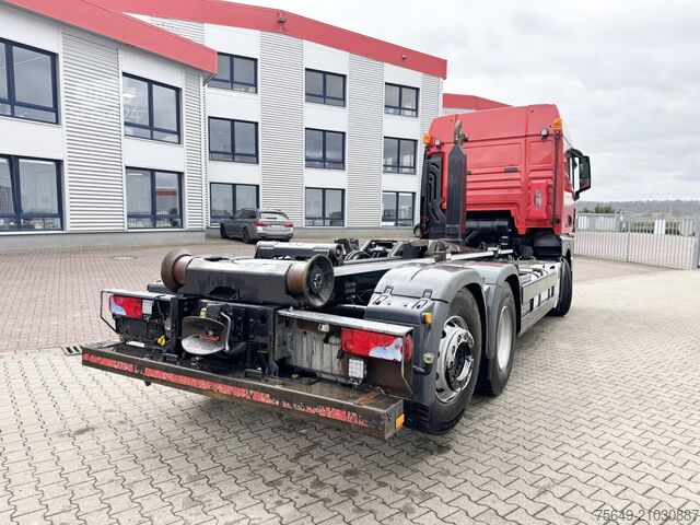 Haakarm vrachtwagen MAN TGX 26.470 6X2-4 BL TGX 26.470 6X2-4 BL, VDL 21-S 6200 Abrollkipper bis 7 m, , Lenk-/Liftachse, XLX-Fahrerhaus, Funk