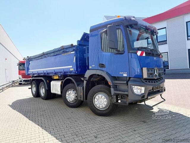 Camion-benne tricar Mercedes-Benz Arocs 3243 K 8x4/4 Arocs 3243 K 8x4/4, Bordmatik