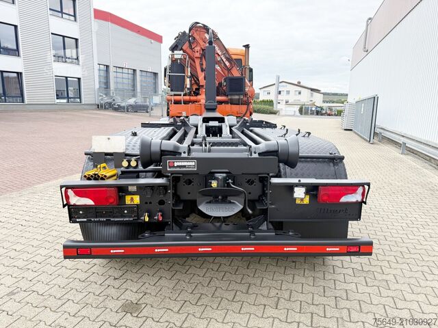 Camion benne à bras amovible MAN TGS 35.440 8x4 BL TGS 35.440 8x4 BL, Meiller 19.62, Atlas Kran 135.2-A3, Funk