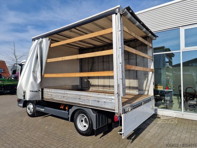 Függönyös furgon MAN TGL 8.190 L Aut/Schiebepl. li + re /AC/43  TKM
