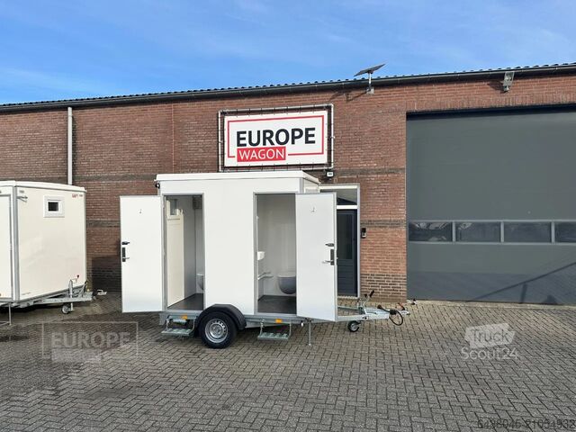 Badkamer container EASYWAGON EasyVac vacuum toiletwagen NIEUW SYSTEEM