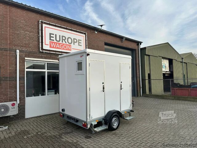 Badkamer container EASYWAGON EasyVac vacuum toiletwagen NIEUW SYSTEEM