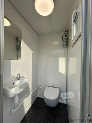 Badkamer container EASYWAGON EasyVac vacuum toiletwagen NIEUW SYSTEEM