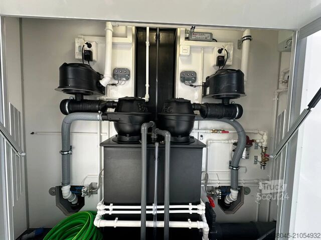 Badkamer container EASYWAGON EasyVac vacuum toiletwagen NIEUW SYSTEEM