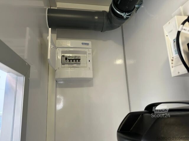 Badkamer container EASYWAGON EasyVac vacuum toiletwagen NIEUW SYSTEEM