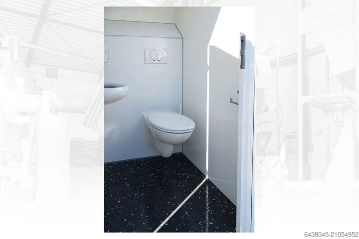 Badkamer container GLOBAL Toilet unit spoeltoilet en wasbak - uit voorraa...