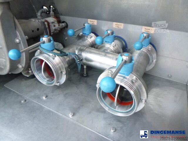 Tank Burg Food tank inox 34.3 m3 / 3 comp + pump