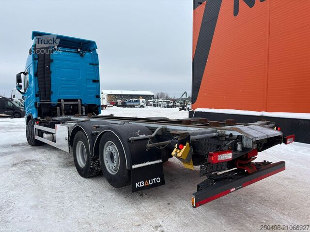 Transport av containrar Volvo FH 500 6x2 9 TON FRONT AXLE / RETARDER