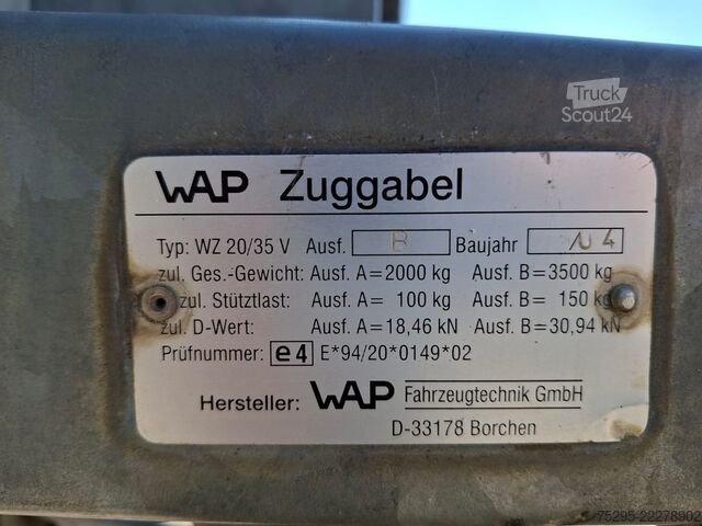 Reboque aberto  Widmer Anhänger für Langmaterial