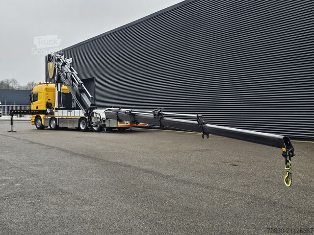 Camion-grue Scania R490 8X2/6 / HMF 50TM + JIB / NL-TRUCK