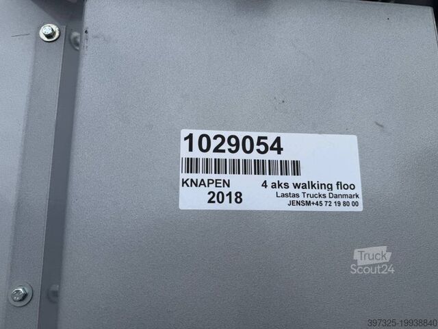 Vloer verplaatsen Knapen Walkingfloor / Schubbodenauflieger