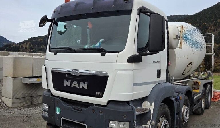 Κινητός σταθμός ανάμειξης σκυροδέματος MAN TGS 35.440BB 8x4 TGS 35.440 BB/8x4, 9 cbm, Liebherr HTM 904 F